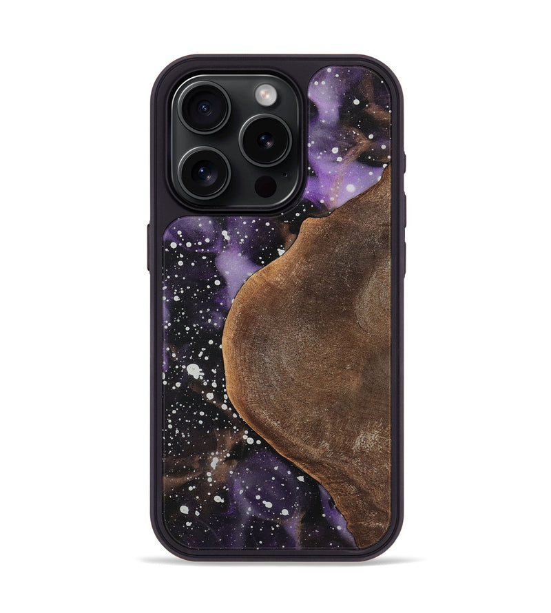 iPhone 15 Pro Wood+Resin Phone Case - Bria (Cosmos, 708349)