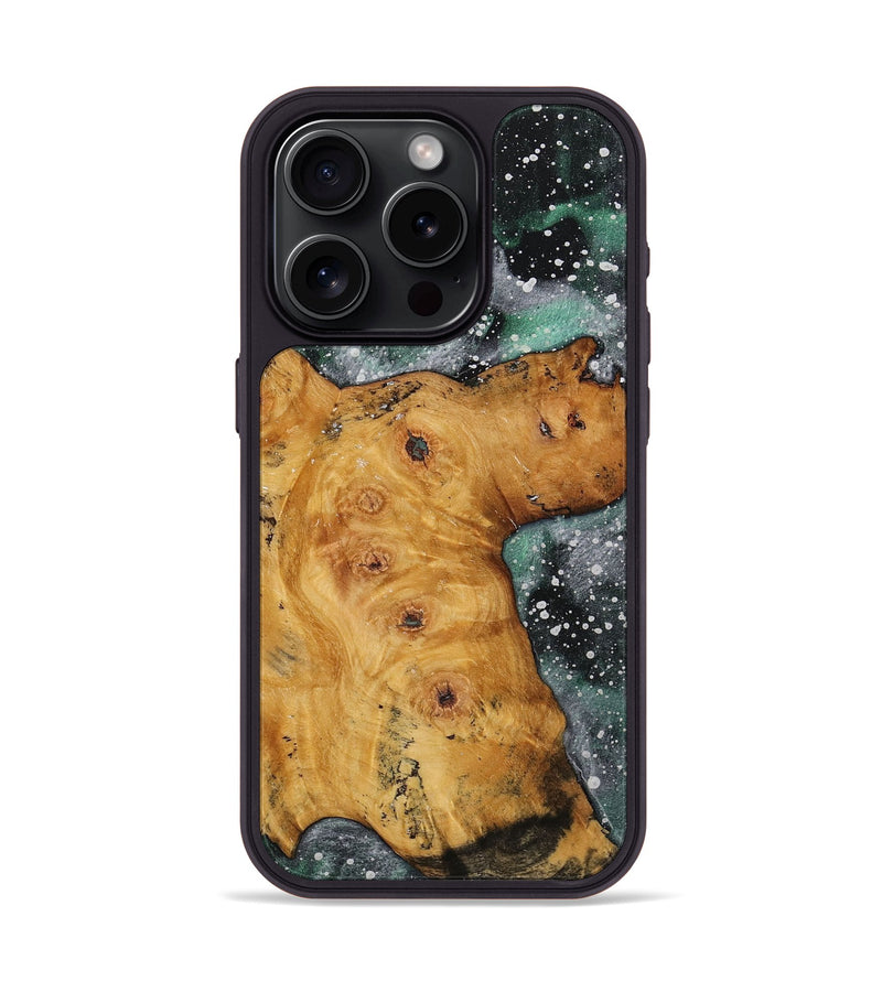 iPhone 15 Pro Wood+Resin Phone Case - Laverne (Cosmos, 708357)