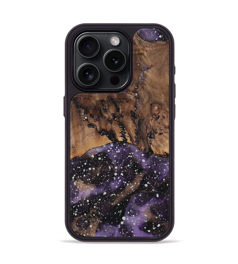 iPhone 15 Pro Wood+Resin Phone Case - Khloe (Cosmos, 708364)