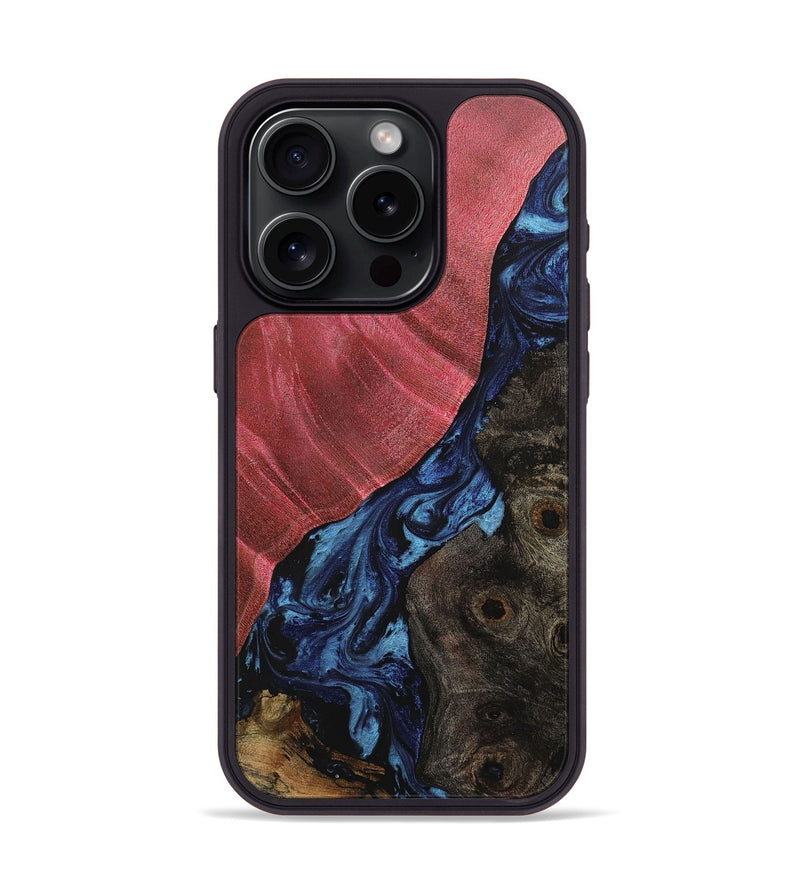 iPhone 15 Pro Wood+Resin Phone Case - Chase (Mosaic, 708651)