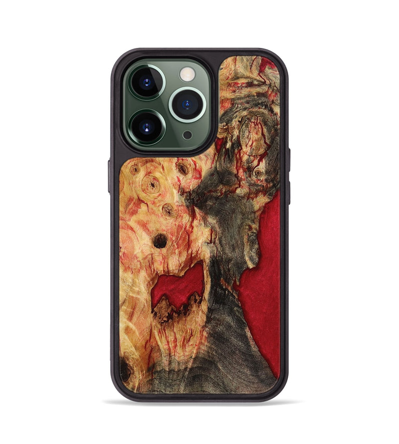 iPhone 13 Pro Wood+Resin Phone Case - Mya (Wood Burl, 708664)