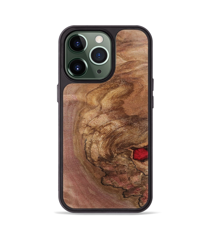 iPhone 13 Pro Wood+Resin Phone Case - Kristen (Wood Burl, 708665)