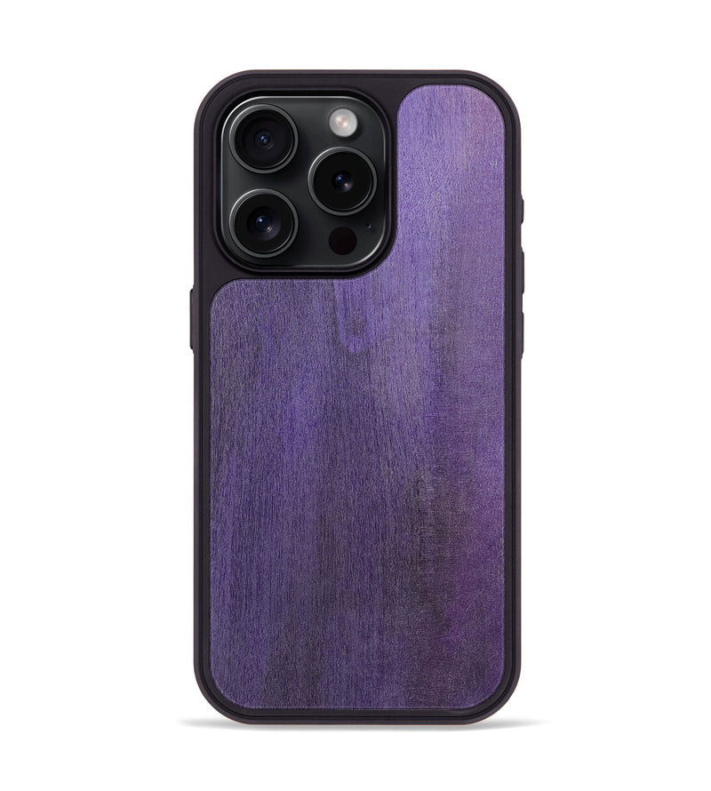 iPhone 15 Pro Wood+Resin Phone Case - Dillon (Wood Burl, 708668)