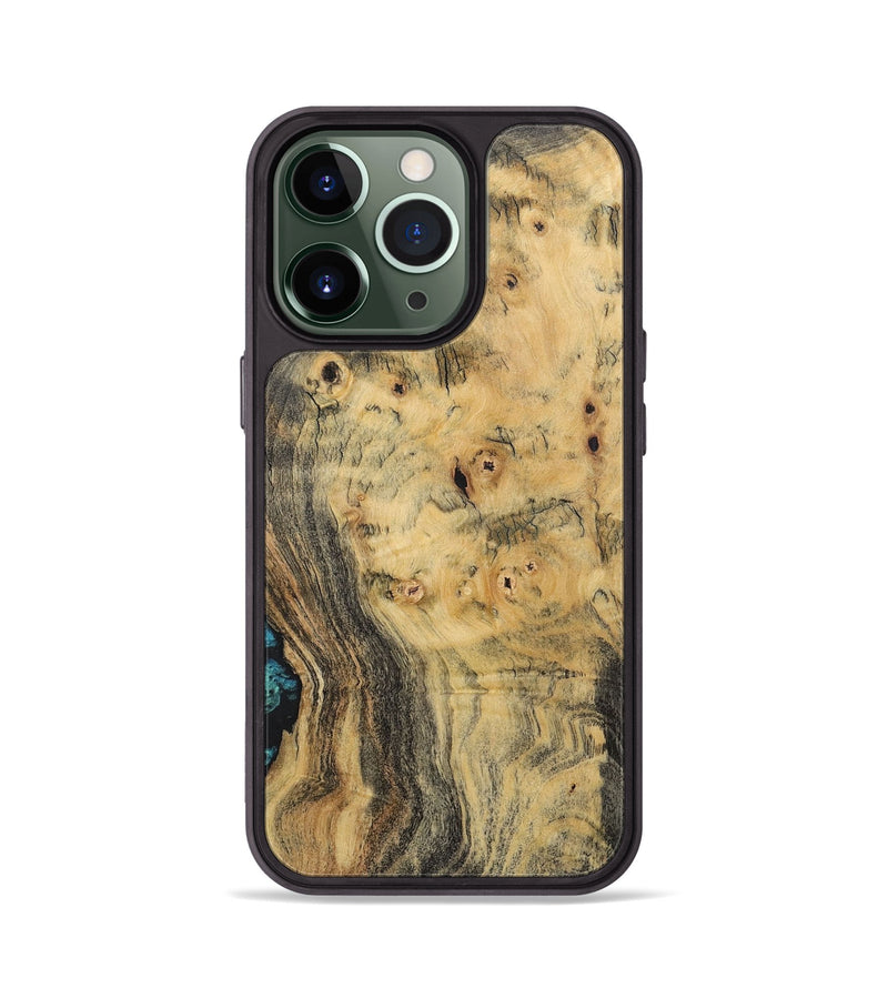 iPhone 13 Pro Wood+Resin Phone Case - Maverick (Wood Burl, 708675)
