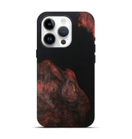 iPhone 15 Pro Wood+Resin Live Edge Phone Case - Dawson (Pure Black, 708885)