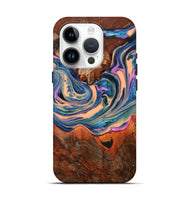 iPhone 15 Pro Wood+Resin Live Edge Phone Case - Milton (Purple, 708896)