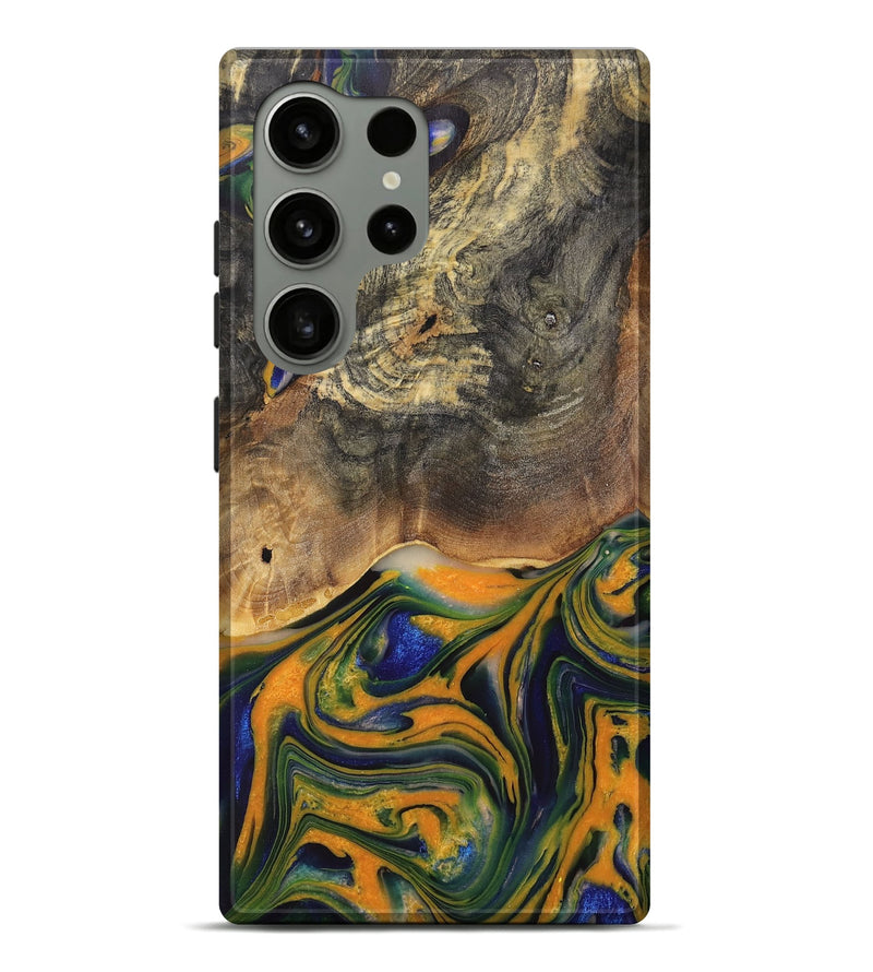 Galaxy S24 Ultra ResinArt Live Edge Phone Case - Ross (Blue, 708901)