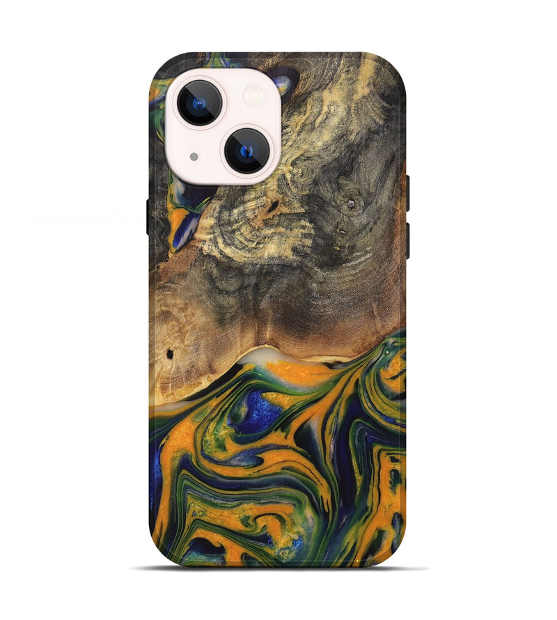 iPhone 13 ResinArt Live Edge Phone Case - Ross (Blue, 708901)