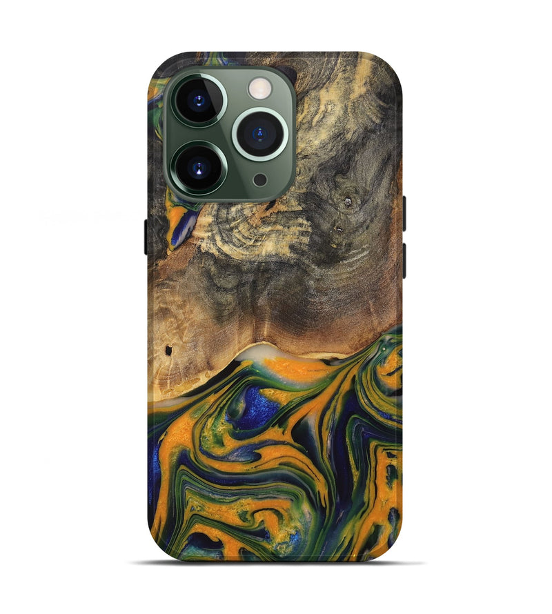 iPhone 13 Pro ResinArt Live Edge Phone Case - Ross (Blue, 708901)