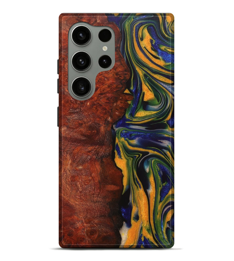 Galaxy S24 Ultra ResinArt Live Edge Phone Case - Griffin (Blue, 708902)