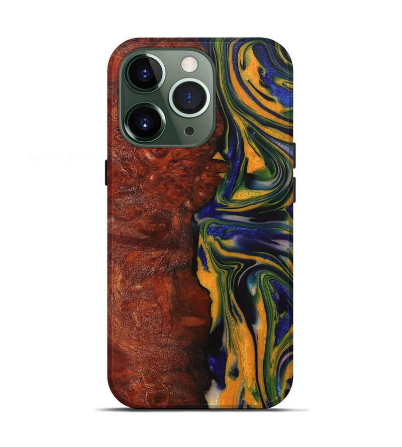 iPhone 13 Pro ResinArt Live Edge Phone Case - Griffin (Blue, 708902)