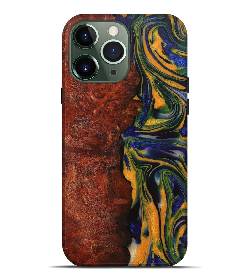 iPhone 13 Pro Max ResinArt Live Edge Phone Case - Griffin (Blue, 708902)