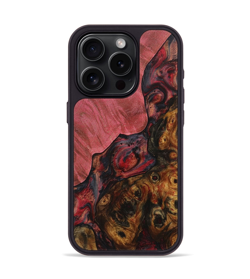 iPhone 15 Pro Wood+Resin Phone Case - Nolan (Mosaic, 708979)
