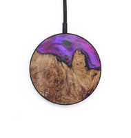 Circle Wood+Resin Wireless Charger - Dorothy (Purple, 709072)