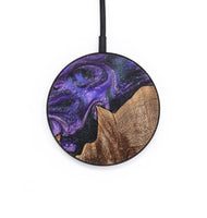 Circle Wood+Resin Wireless Charger - Anderson (Purple, 709074)