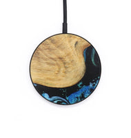 Circle Wood+Resin Wireless Charger - Bridget (Blue, 709084)