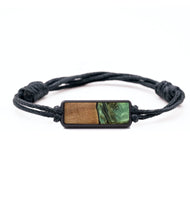 Classic Wood+Resin Bracelet - Amber (Green, 709163)