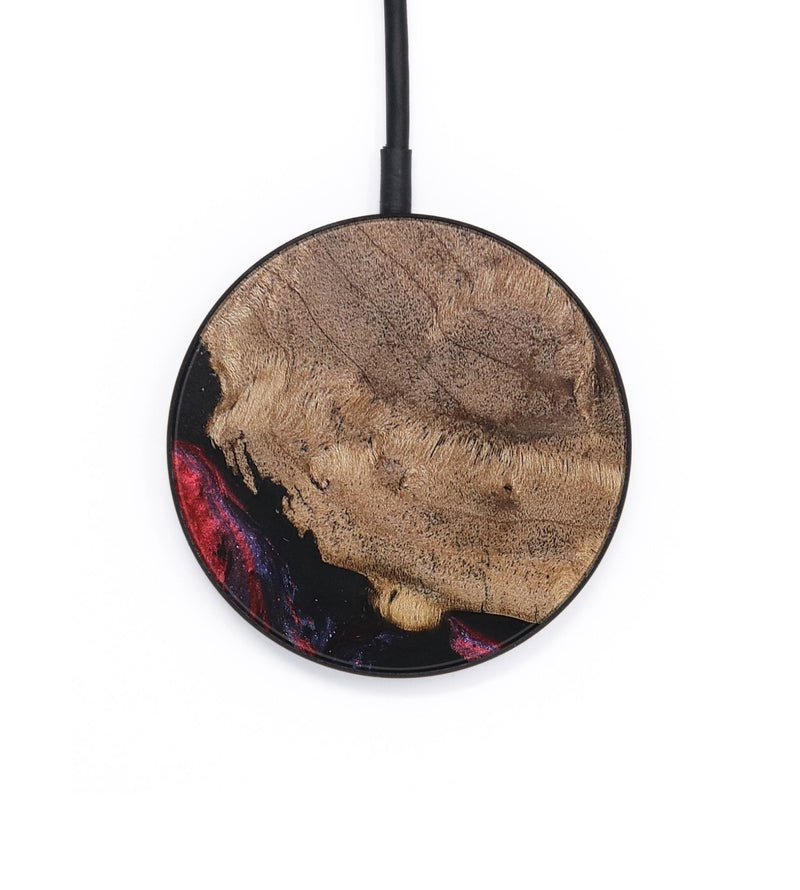 Circle Wood+Resin Wireless Charger - Miracle (Red, 709610)
