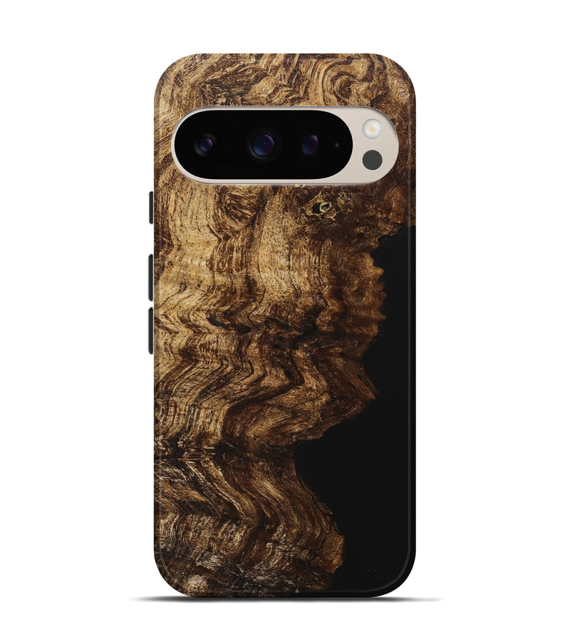 Pixel 9 Wood+Resin Live Edge Phone Case - Reed (Wood Burl, 710127)