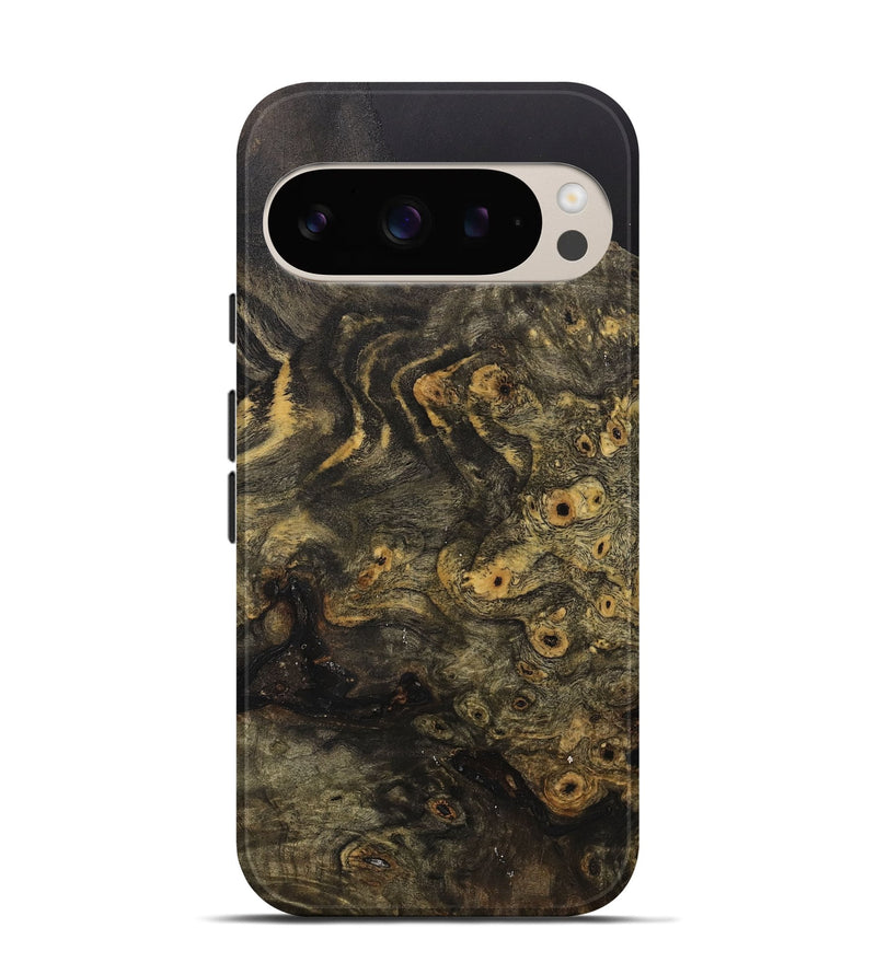 Pixel 9 Wood+Resin Live Edge Phone Case - Joe (Wood Burl, 710134)