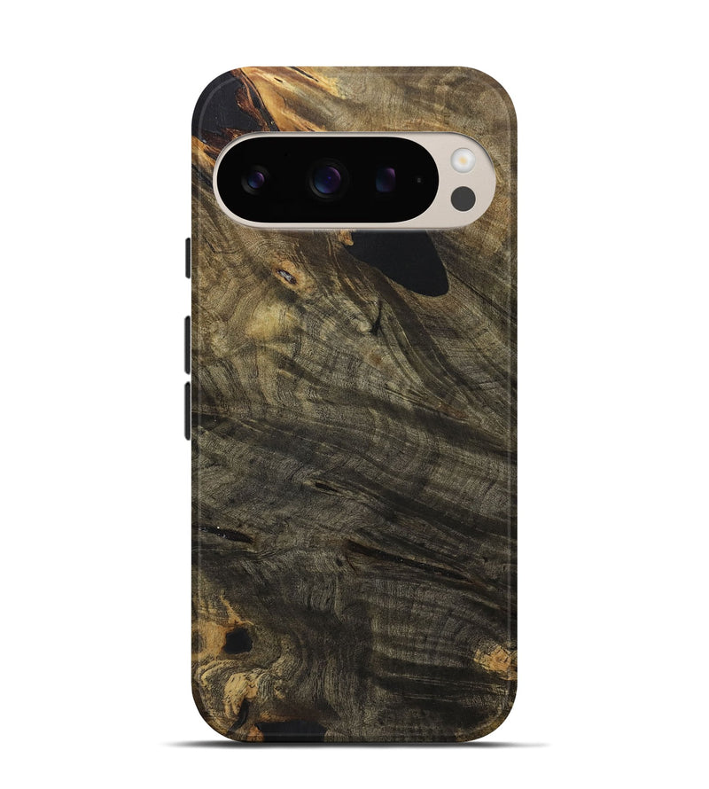 Pixel 9 Wood+Resin Live Edge Phone Case - Francine (Wood Burl, 710136)