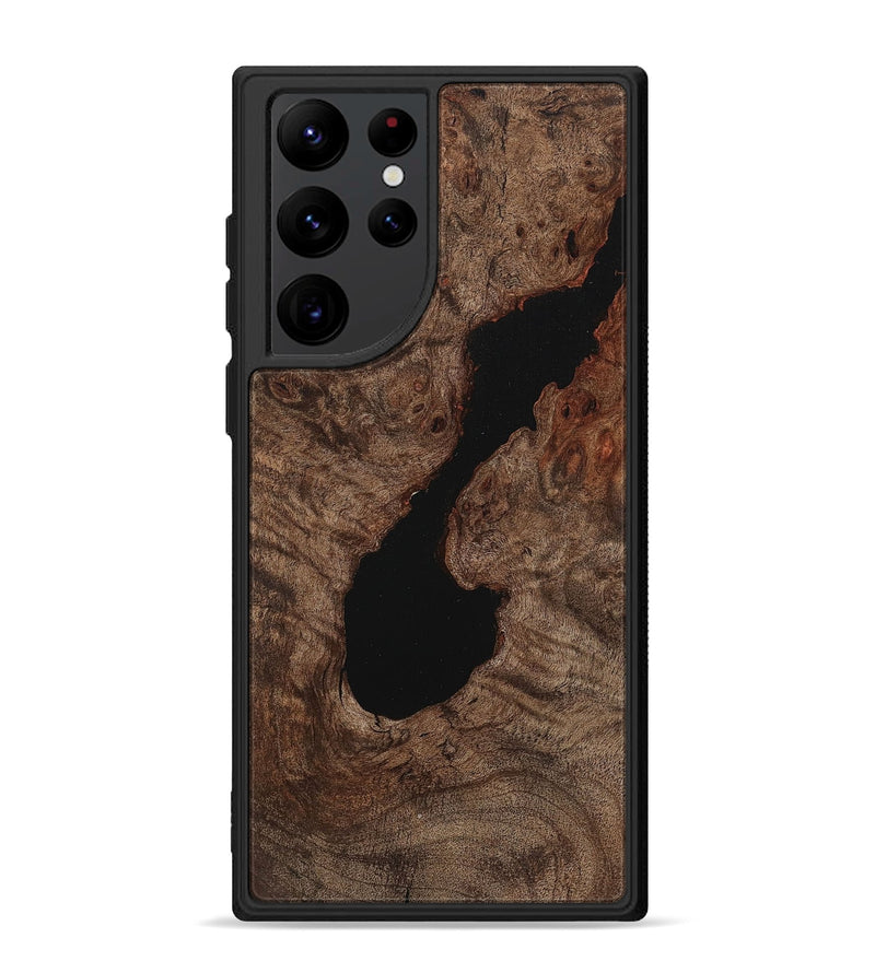 Galaxy S22 Ultra Wood+Resin Phone Case - Conor (Wood Burl, 710751)