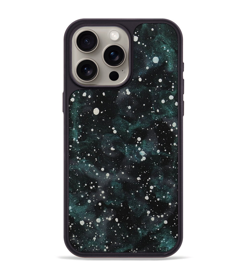 iPhone 15 Pro Max Wood+Resin Phone Case - Kennedy (Cosmos, 710924)