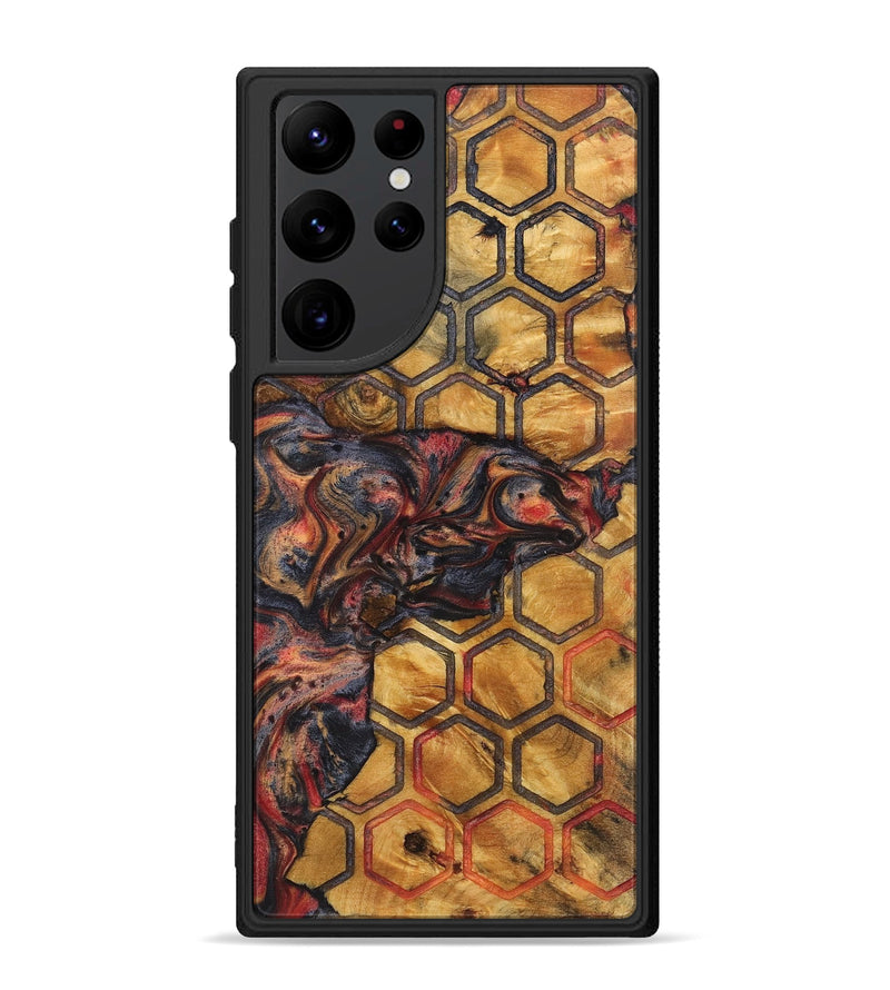 Galaxy S22 Ultra Wood+Resin Phone Case - Kody (Pattern, 711125)
