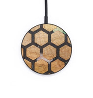 Circle Wood+Resin Wireless Charger - Jimena (Pattern, 711251)