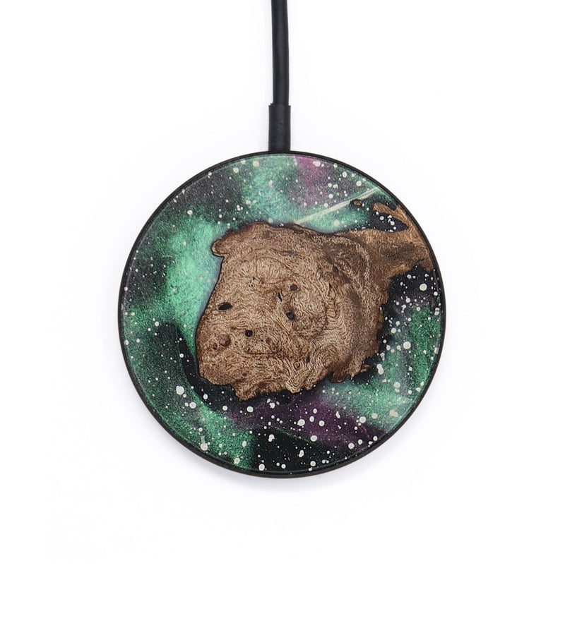 Circle Wood+Resin Wireless Charger - Chloe (Cosmos, 711536)