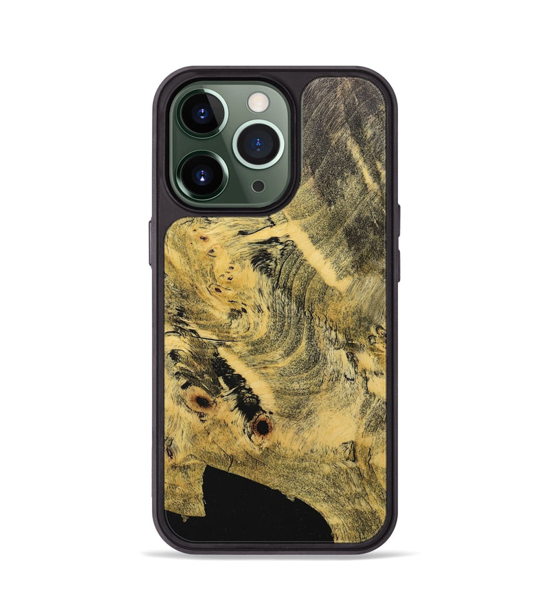 iPhone 13 Pro Wood+Resin Phone Case - Ira (Wood Burl, 711649)