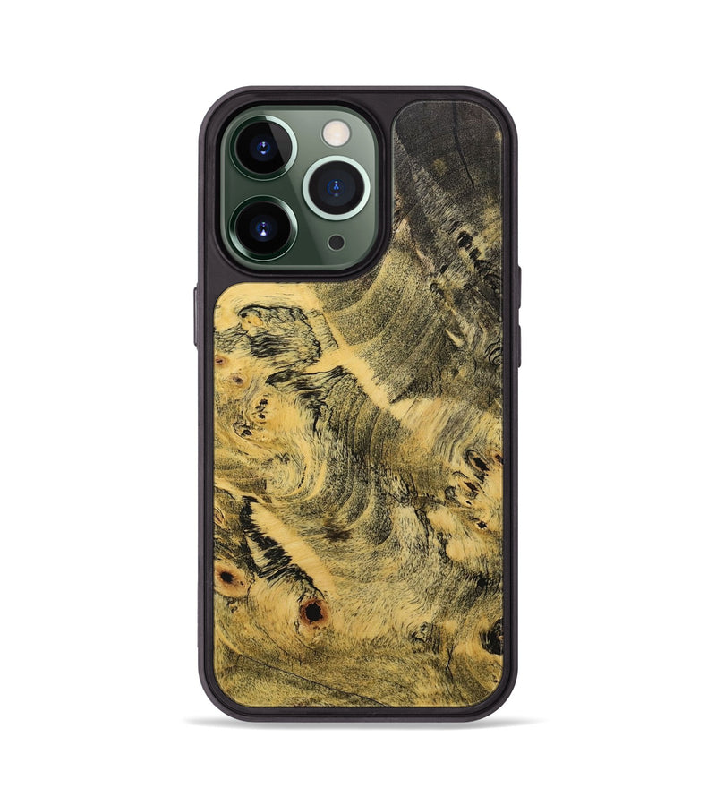 iPhone 13 Pro Wood+Resin Phone Case - Ira (Wood Burl, 711650)