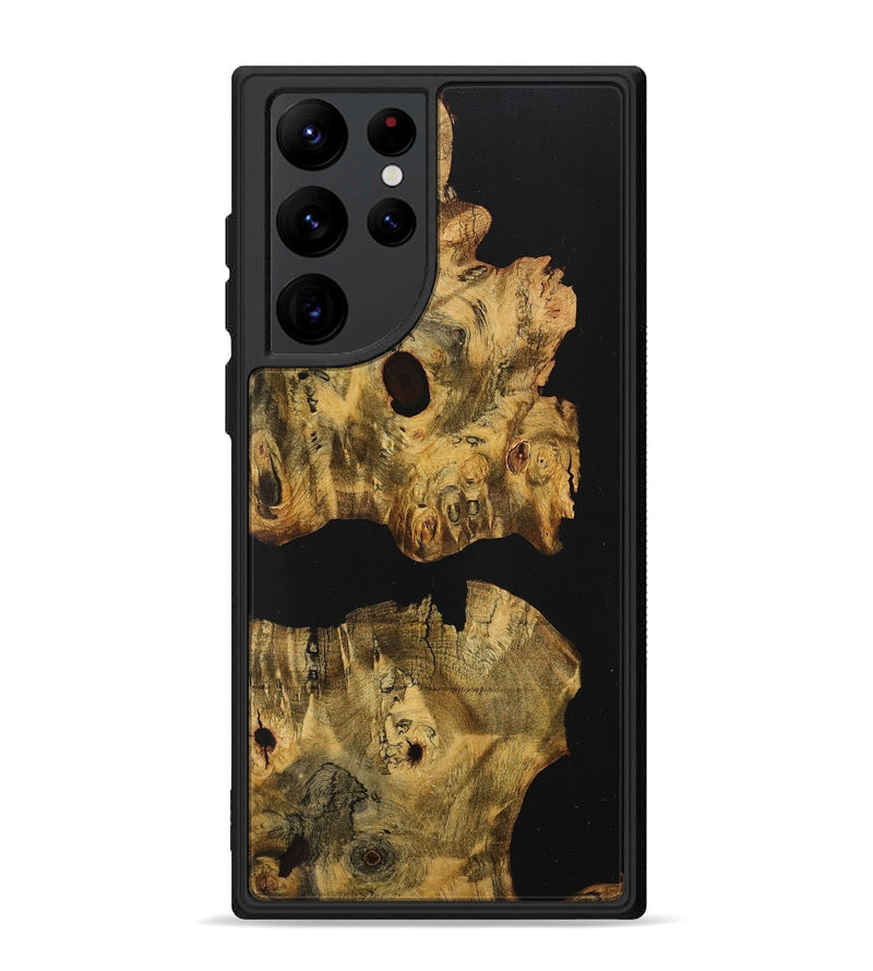 Galaxy S22 Ultra Wood+Resin Phone Case - Dulce (Pure Black, 711771)