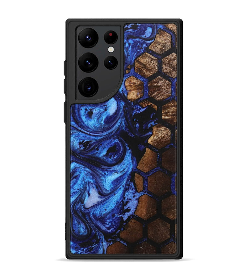 Galaxy S22 Ultra Wood+Resin Phone Case - Octavia (Pattern, 711826)