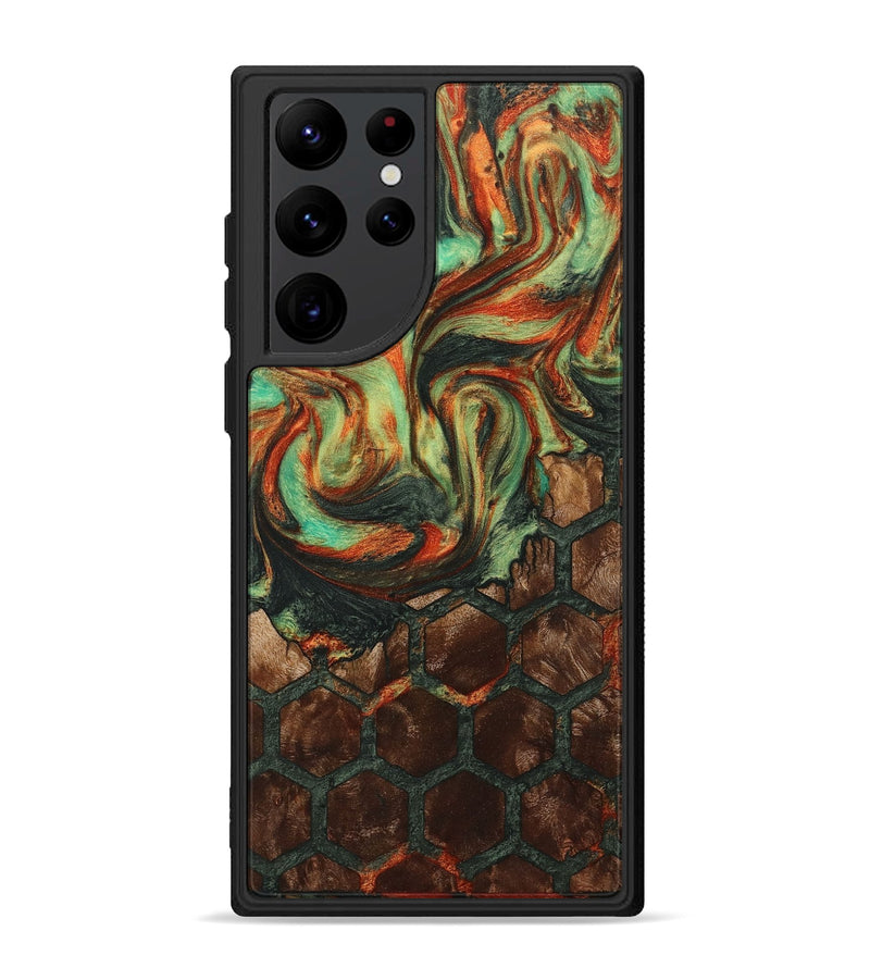 Galaxy S22 Ultra Wood+Resin Phone Case - Mckenzie (Pattern, 711827)
