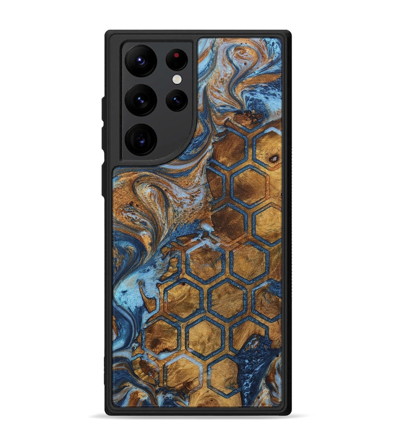 Galaxy S22 Ultra Wood+Resin Phone Case - Kali (Pattern, 711828)