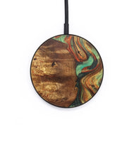 Circle Wood+Resin Wireless Charger - Luna (Green, 711984)