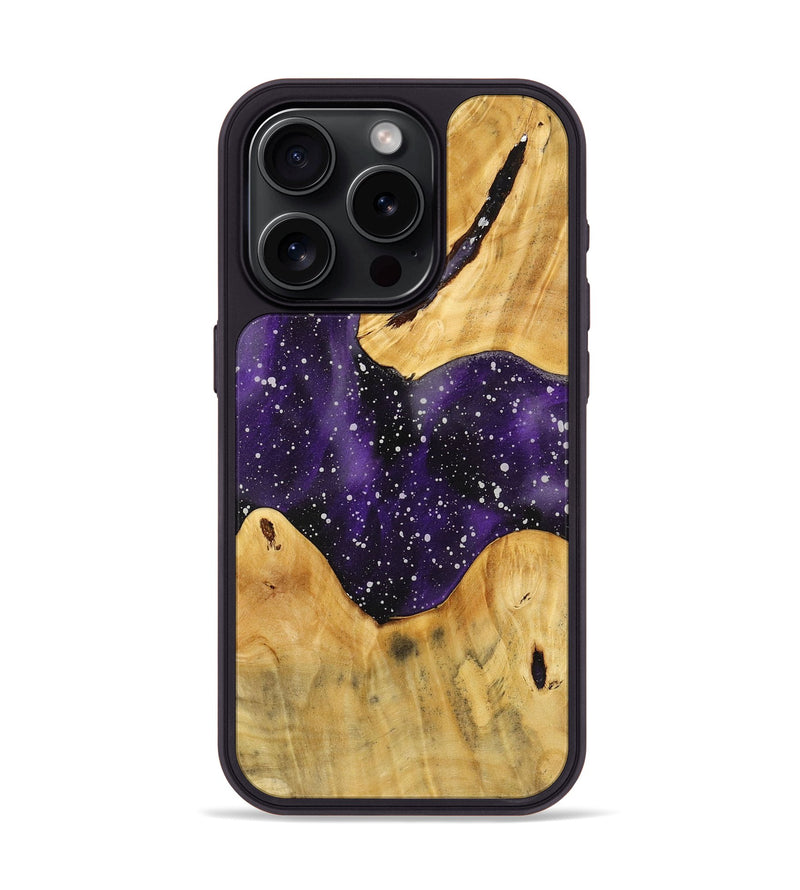 iPhone 15 Pro Wood+Resin Phone Case - Ethan (Cosmos, 712353)