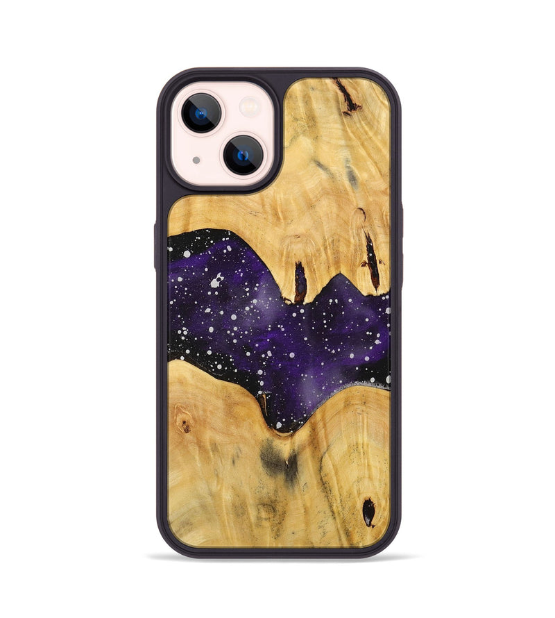 iPhone 14 Wood+Resin Phone Case - Terrance (Cosmos, 712365)