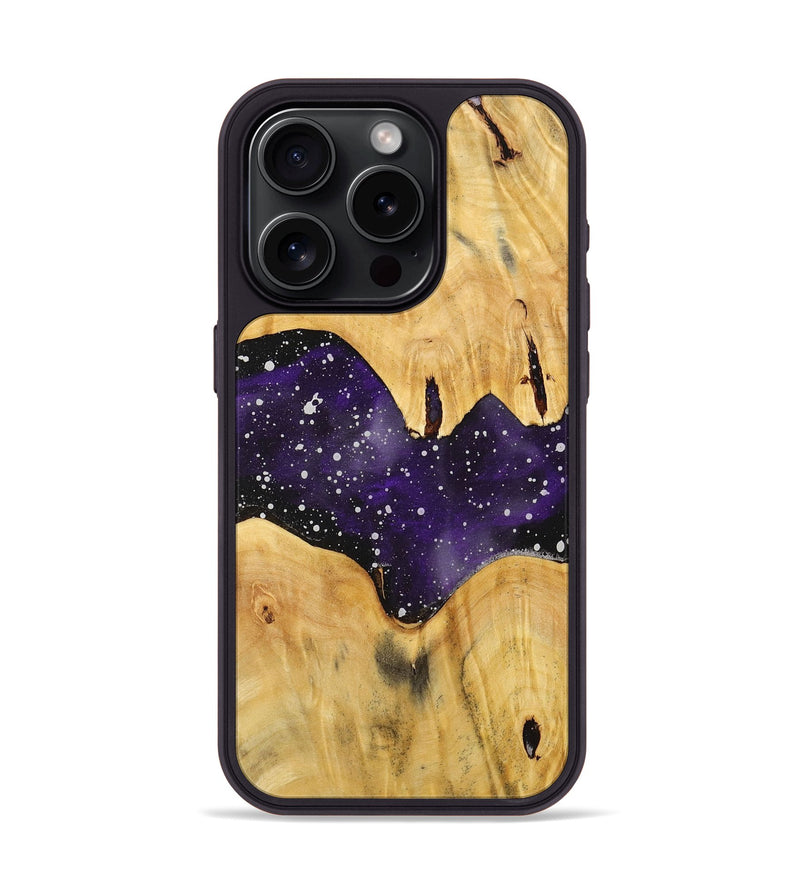 iPhone 15 Pro Wood+Resin Phone Case - Terrance (Cosmos, 712365)