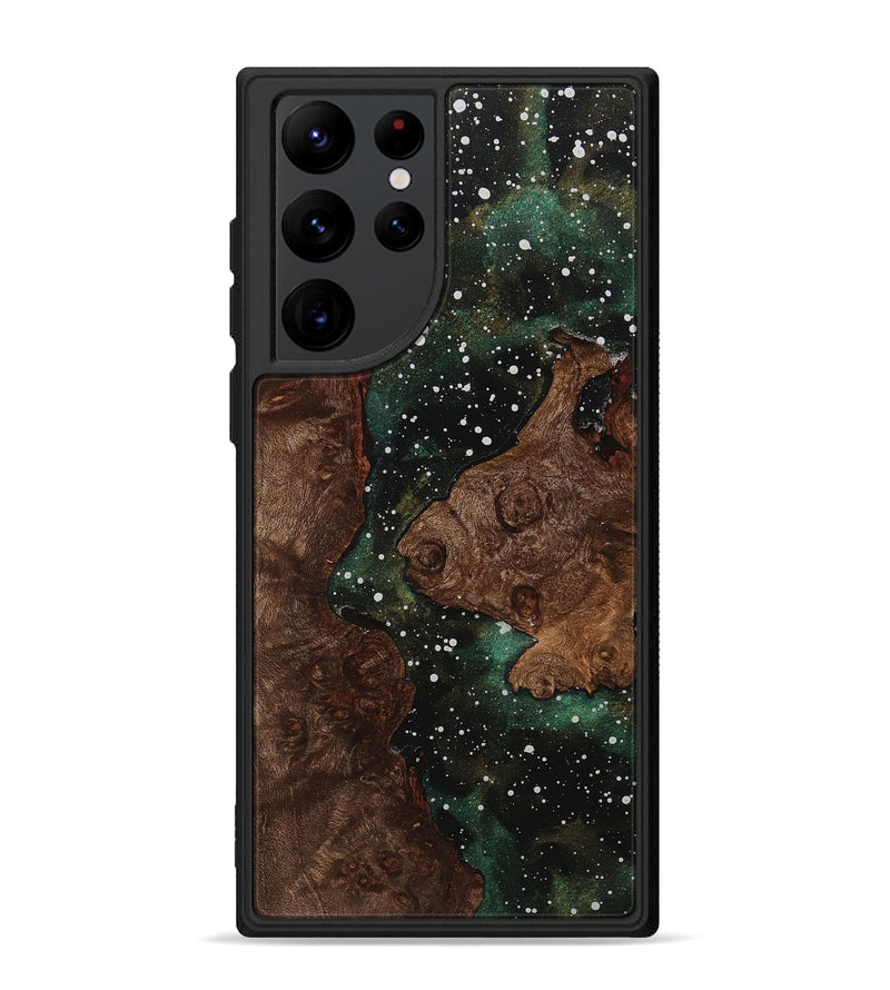 Galaxy S22 Ultra Wood+Resin Phone Case - Brandi (Cosmos, 712412)