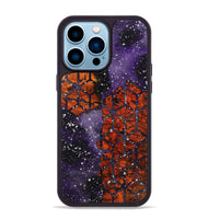 iPhone 14 Pro Max Wood+Resin Phone Case - Angela (Pattern, 712413)