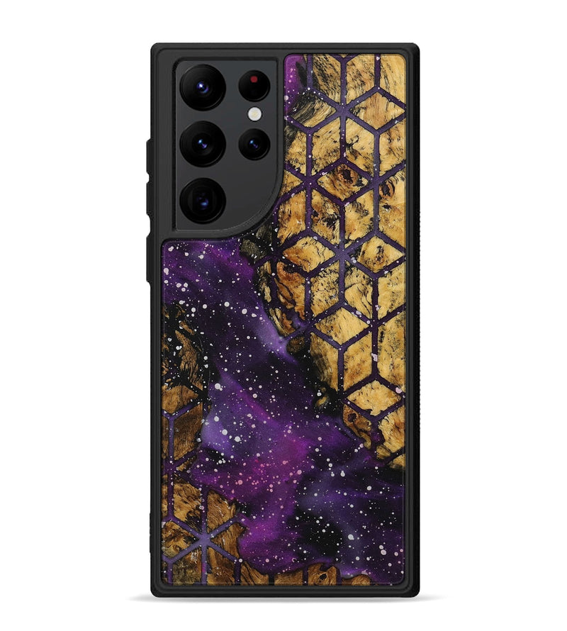 Galaxy S22 Ultra Wood+Resin Phone Case - Tara (Cosmos, 712439)
