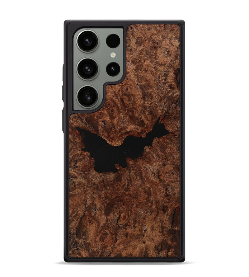 Galaxy S24 Ultra Wood+Resin Phone Case - Romeo (Wood Burl, 712501)