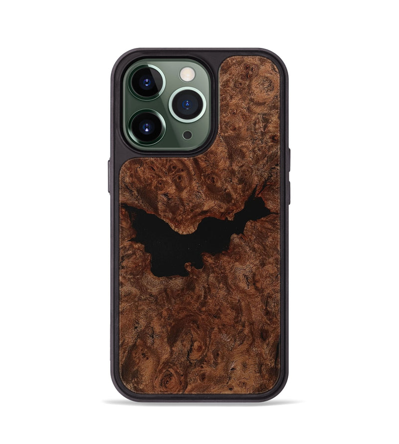 iPhone 13 Pro Wood+Resin Phone Case - Romeo (Wood Burl, 712501)