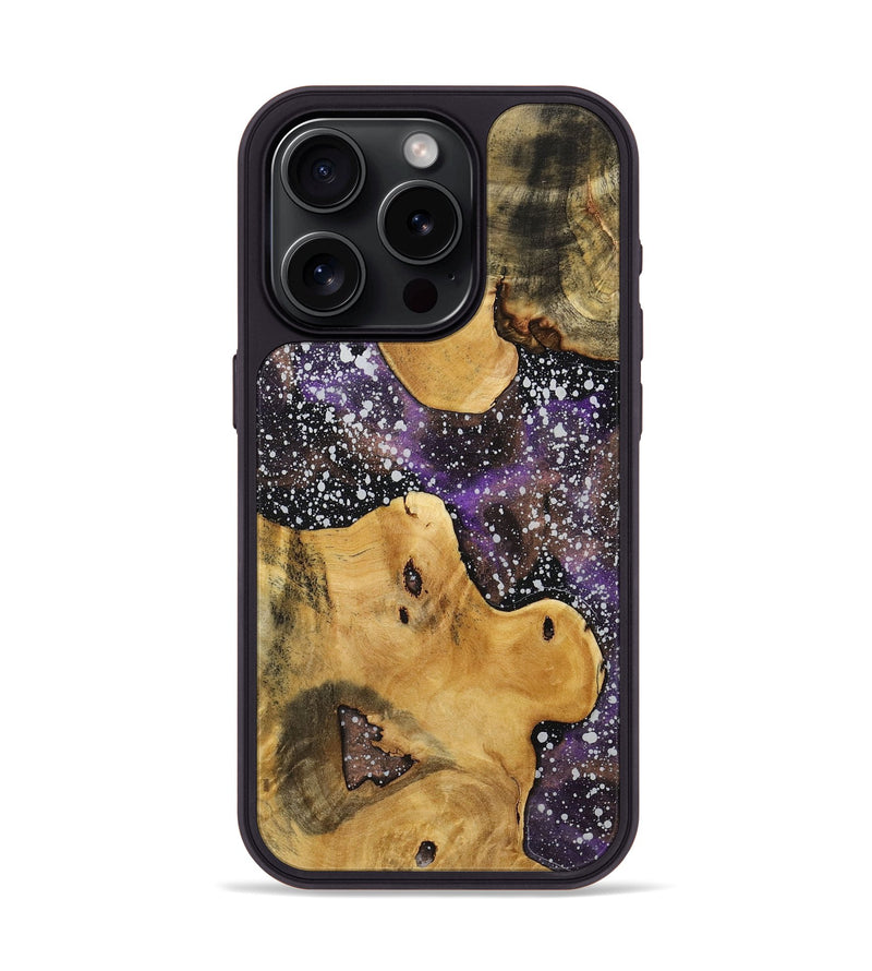 iPhone 15 Pro Wood+Resin Phone Case - Seth (Cosmos, 712809)