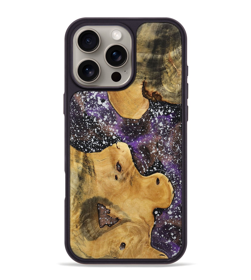 iPhone 16 Pro Max Wood+Resin Phone Case - Seth (Cosmos, 712809)