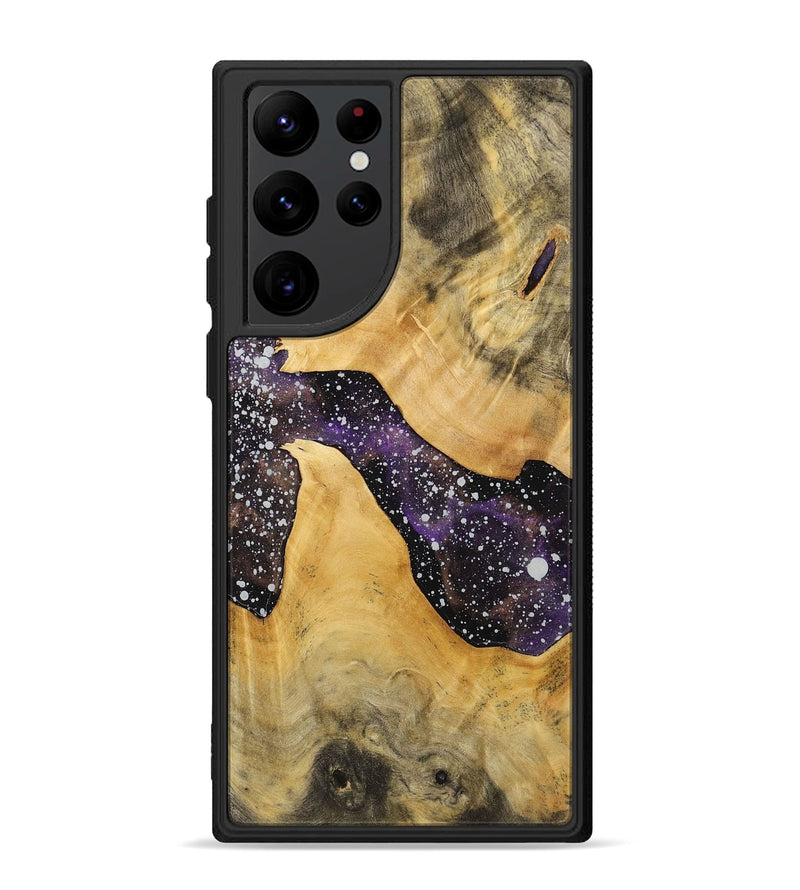 Galaxy S22 Ultra Wood+Resin Phone Case - Tammie (Cosmos, 712810)