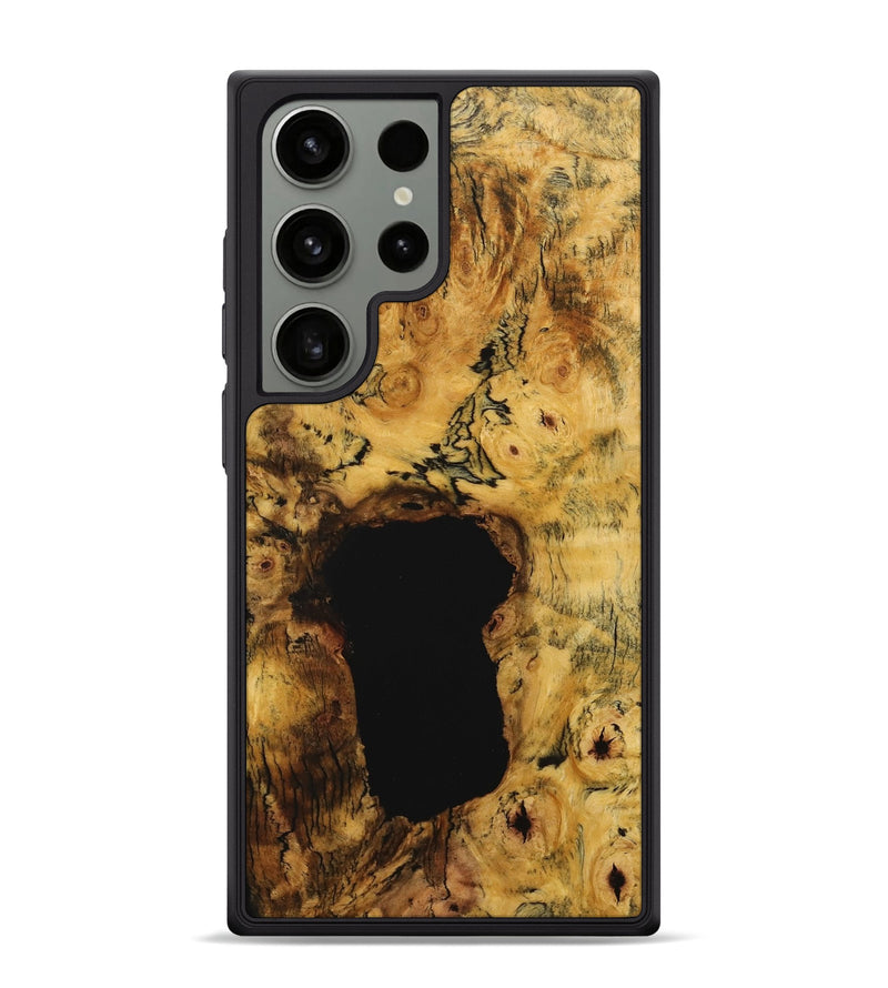 Galaxy S24 Ultra Wood+Resin Phone Case - Charity (Wood Burl, 713005)