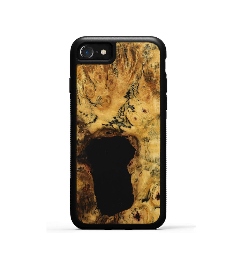 iPhone SE Wood+Resin Phone Case - Charity (Wood Burl, 713005)